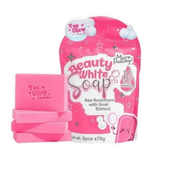 Beauty White Soap by You Glow Babe, 5 Bars x 70g