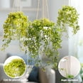 3 Packs Fake Hanging Plants with Pots,13" Fake Vines for Wall Decor