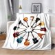 thumbnail image 3 of Manta artística de guitarra eléctrica clásica, manta de franela, manta de felpa para sala de estar, funda de sofá de camas para dormitorio, 3 of 4