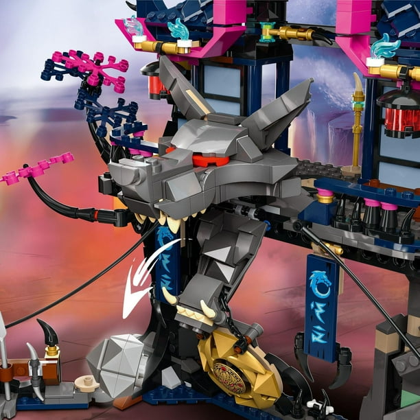LEGO NINJAGO Wolf Mask Shadow Dojo Building Toy with 8 Ninja