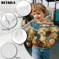 thumbnail image 7 of Xixirimido American Flag Butterfly Cow Sunflower Print Girls Toddler Sweatshirt Long Sleeve Ruffle Shoulder Pullover Sweater Graphic Crewneck Top Cozy Fall Winter Clothes, for 3-4T, 7 of 7