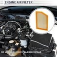 thumbnail image 2 of Unique Bargains Engine Air Filter for Jeep Cherokee 2014-2018 Long life Element Filter Air Cleaner No.52022378AA/52022378AB 1 Pcs, 2 of 7