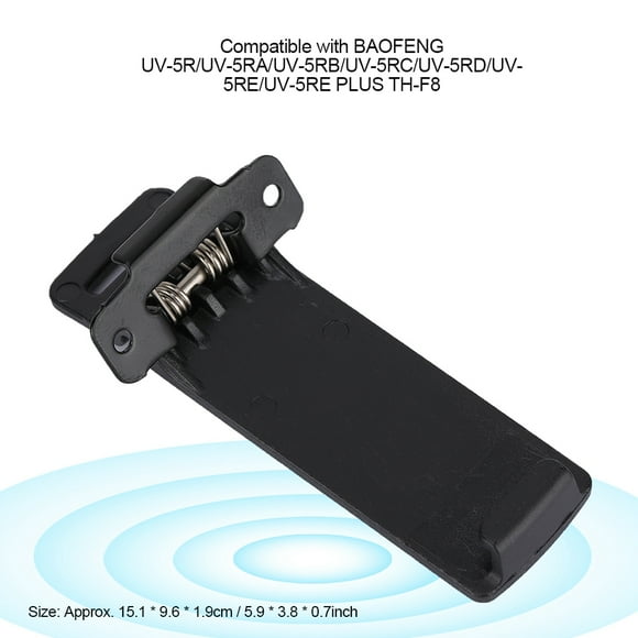 Peahefy 5PCS UV-5R Belt Clip for BAOFENG UV-5R UV-5RA UV-5RB UV-5RC TYT TH-F8 Ham Radio Walkie Talkie, Belt Clip, UV-5R Belt Clip