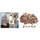 thumbnail image 3 of Rodajas de madera portátiles para manualidades, bloques sin terminar, rodajas de madera, bonita madera 50pcs Oblique Head, 3 of 8