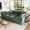 Green + Chenille + 5 Seat + Foam, variant on ChenyueFurn 93.7" U-Shaped Modular Sectional Sofa with Ottoman & USB,Red