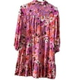 thumbnail image 6 of Rachel Parcell Fit & Flare Tiered Hem Shirt Dress- Floral- Pink Multi/Botanical -10, 6 of 10