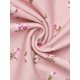 thumbnail image 5 of Pijama de mujer con volantes Inspire Chic, conjunto de top de tirantes con volantes y pantalones cortos, 2 piezas, XS, rosa, 5 of 6