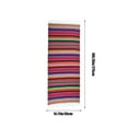 thumbnail image 2 of chaungfeng Multifunctional Woven Blanket Conditioning Blanket, Mexican Tablecloth for Wedding Party Decorations, Square Fringe Cotton Serape Blanket Bright Colors Table Cover Picnic Mat, 2 of 5