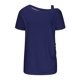 thumbnail image 5 of Fiudx Ofertas Flash Del Día Solo En Línea Blusa con Botones y Manga Corta Halter con Hombros Descubiertos para Mujer, 5 of 5