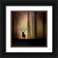 thumbnail image 1 of Del Grosso, Sebastien 26x26 Black Ornate Wood Framed with Double Matting Museum Art Print Titled - Legendes Dautomne, 1 of 4