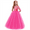 Hot Pink, variant on IBTOM CASTLE Little Big Girls Flower Vintage Floral Lace 3/4 Sleeves Floor Length Dress Wedding Party Evening Formal Pageant Dance Gown 9-10 Years White