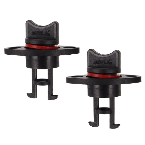 POPETPOP 2pcs Kayak Drain Plug Nylon Black Replacement for Kayak and Dinghy