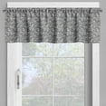 thumbnail image 4 of Ambesonne Leaf Valance & Curtain, Floral Simple Nature, 55"x30", Black White, 4 of 6