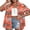 Multicolor ZW45, variant on Zeagoo Women's Hawaiian Shirt Button Down Short Sleeves Beach Tops Casual Tropical Print