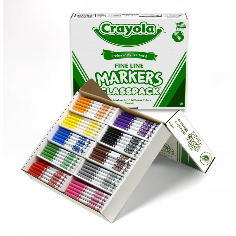 EconoCrafts: Crayola Fine Line Washable Markers Classpack