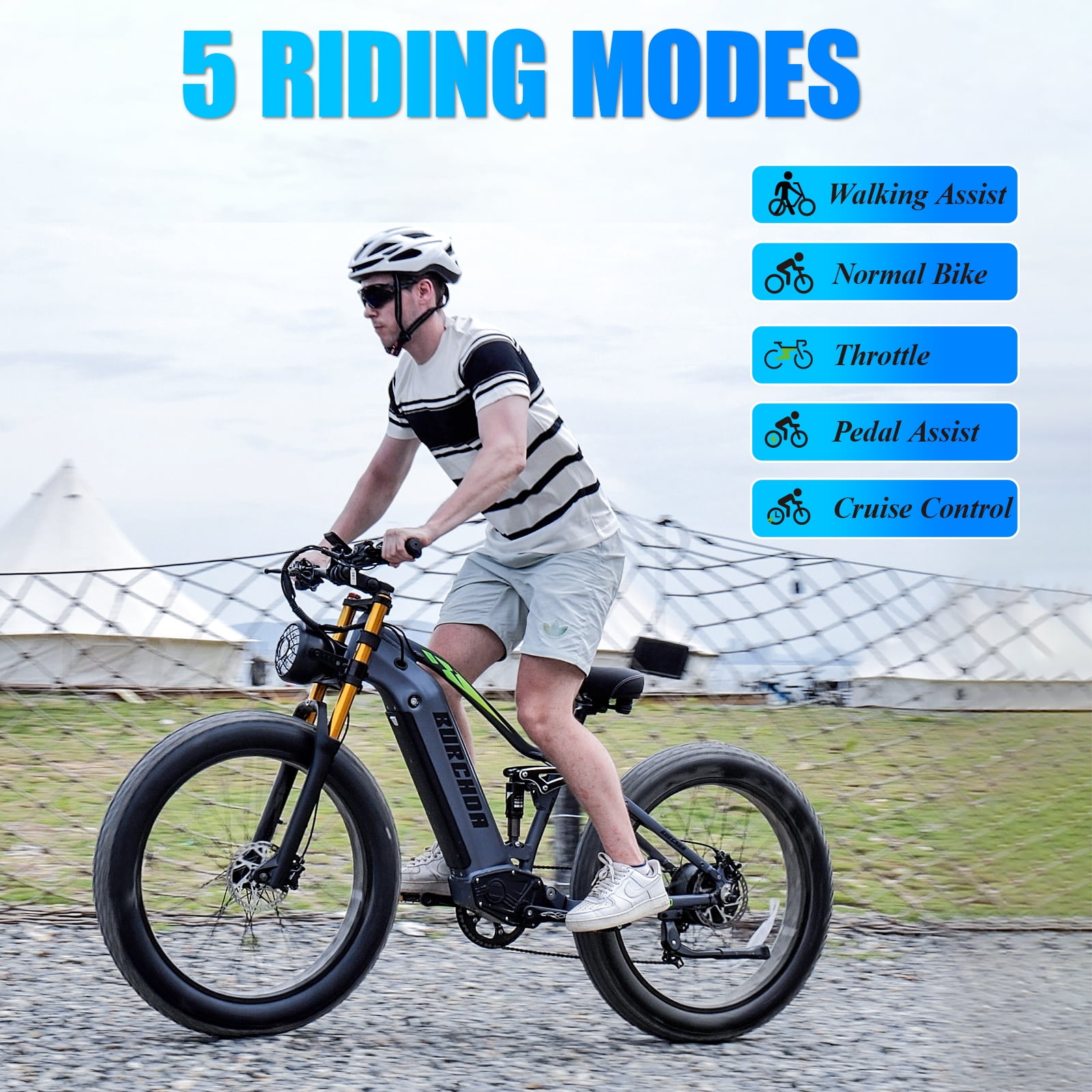 Electric Bike for Adults 26'', 1500W E-Mountain Bike 48V 20Ah UL2849 Removable Battery,Fat Tire Ebike up to 30MPH Off Road Beach Snow Electric Bicycles Full Suspension & Dual Hydraulic Disc Brakes
