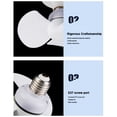 thumbnail image 5 of Yibooy LED Mini Ceiling Fan Light Hose Extender Light Bulb Fan with E27 Socket Lamp, 5 of 10