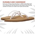 thumbnail image 2 of Flojos Ladies Fiesta Sandal, White - Tan - Size 7, 2 of 9