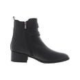 thumbnail image 2 of Kenneth Cole Reaction Womens Salt Biker Jewel Zipper Round-toe Ankle Boots, 2 of 3