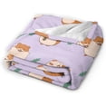 thumbnail image 3 of Hamster Blanket Cute Super Soft Warm Bed Bedding Throw Blankets for Couch Bedroom Sofa Office Car, All Season Cozy Flannel Plush Blanket Gifts for Girls Boys Adults, 60"X50", 3 of 6