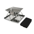 thumbnail image 4 of Parrilla para barbacoa Parrillas para quemar leña de carbón Parrilla plegable para jardín de acero inoxidable Parrilla plegable para acampar Parrilla 31cmx31cmx21cm DYNWAVEMX parrilla de barbacoa, 4 of 8
