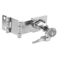 thumbnail image 6 of Clispeed Cabinet Door Lock Silver Zinc Alloy Easy Installation for Drawers 1Set, 6 of 8