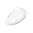 thumbnail image 3 of Side Mirror Cap Covers For Fiesta 2009-2014 White Rear View Mirror Shell Replacement Cover Cap, 3 of 4