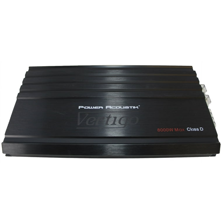 Power Acoustik Vertigo 8000 Watt Monoblock Car Audio Amplifier