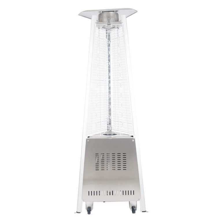 Dyna-Glo 42,000 BTU 73 Stainless Steel Pyramid Flame Propane Patio Heater  - Walmart.com