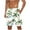 Beige-1, variant on Virmaxy Men's Hawaiian Board Shorts Tropical Palm Print Swim Trunks Shorts with Elastic Waist Drawstring Quick Dry Summer Shorts for Resort Lounging Beige-1 S
