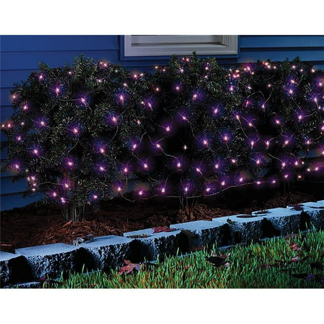 6 in. A Mené des Lumières d'Halloween Net&44; Violet - 100 Comte