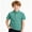Dark Green Stripe, variant on Boys Performance Polo Shirts Short Sleeve Hawaiian Tropical Graphic Print Casual Shirts Size 5-14