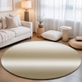 thumbnail image 2 of Round Rugs 3Ft, Light Brown Ombre Round Area Rug Washable Indoor Throw Carpet, Modern Gradient Abstract Aesthetics Art Small Non Slip Circle Rug for Bedroom Living Room Home Decor Aesthetic, 2 of 8