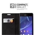 thumbnail image 4 of Cadorabo Étui pour Sony Xperia Z1 COMPACT Étui Livre Portefeuille Protection d'Écran Cuir PU à Rabat Magnétique Étui, 4 of 7