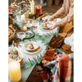 thumbnail image 3 of Christmas Placemats Set of 6 Xmas Tree Forest Christmas Placemats for Dining Table Winter Snowy Watercolor Green Table Mat Winter Holiday Home Party Kitchen Table Decorations, 3 of 6
