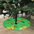 thumbnail image 2 of FMSHPON Music PatternSkull Xmas Christmas Tree Skirt Stand Mat for Holiday Party Decoration Indoor Outdoor 48 inches, 2 of 3