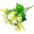 thumbnail image 7 of Mdesiwst 1 Bouquet 28 Heads Fake Chrysanthemum Bouquet Artificial Flower Home Decoration, 7 of 7