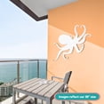 thumbnail image 5 of Outdoor Octopus Wall Art – PVC Coastal Beach House Decoration – Octopus Sign – Weatherproof Nautical Wall Hanging – Ocean-Inspired Home Decor, 3 Foot, 5 of 12