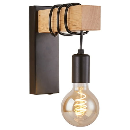 

Wood Nordic Black/White E27/E26 Wall Light Wall Lamp Fixture Stairs Lighting for Home Living Rooms Dining Room Staircase