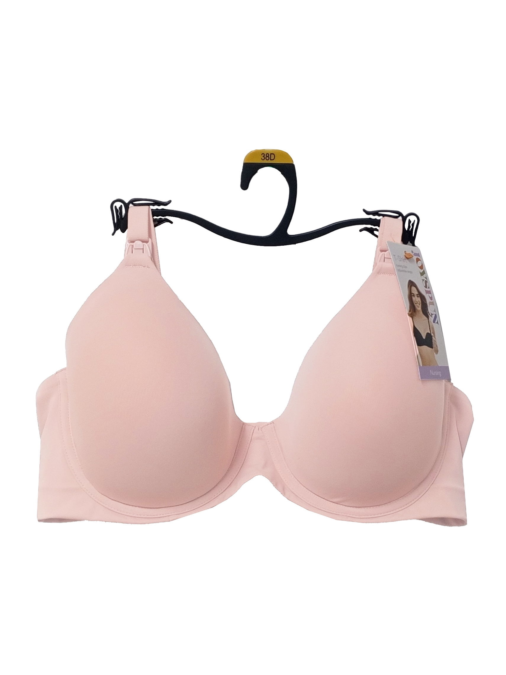 Joyspun Women's Maternity Nursing T-Shirt Bra with Flex Cup Sizes