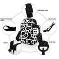 thumbnail image 5 of HELLHERO Black Spot Pattern Shoulder Bags Unique Gift, Leakproof for Travel, Outdoor Holiday Travel, 5 of 7