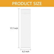 Tripumer 100 Pcs Crystal Clear OPP Baguette Bags Long Bread Loaf Bags for Homemade Bread Bakery
