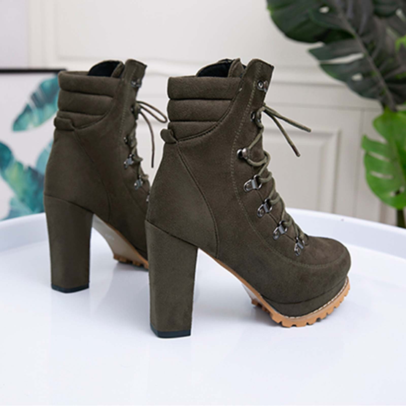 Public Desire ankle boots | Boots, Green boots, Shoe boots