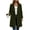 Army Green, variant on Staron Winter Coats for Women Wool Blend Pea Coat Collared Long Sleeve Button Down Casual Loose Fall Jacket Army Green L