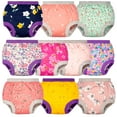 thumbnail image 1 of BIG ELEPHANT Pantalones de Entrenamiento para Niñas Pequeñas, Ropa Interior de Entrenamiento para Niñas Pequeñas, Paquete de 10, Talla 5T, 1 of 9