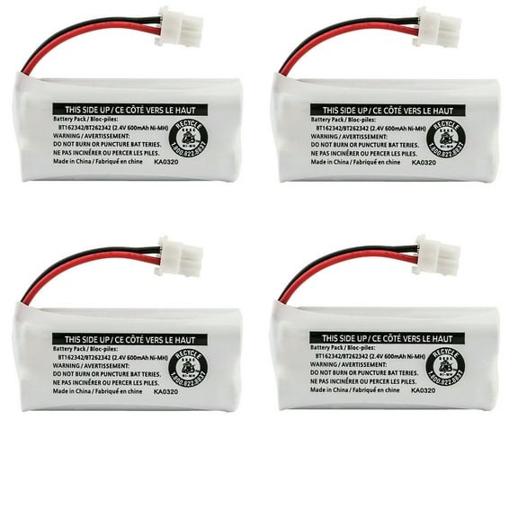 Kastar 4-Pack Battery Replacement for Interstate Batteries: ATEL0068 TEL0068 American Telecom: E30021CL E30022CL E30023CL E30025CL LH070-2A43C2BRML1P Dantona: BATT-E30025CL BATTE30025CL