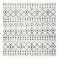 thumbnail image 2 of SAFAVIEH Berber Fringe Nathan Aztec Shag Area Rug, Cream/Blue, 6'7" x 6'7" Square, 2 of 11