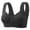 c001Black, variant on Hduncf Women's Full Coverage Front Closure Lace Bra Plus Size Wirefree Bras Comfort Non Padded Wide Straps Support Bra Beige 42