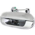 thumbnail image 2 of Rear Right (Passenger Side) Exterior Door Handle Compatible with 2002-2009 Chevrolet Trailblazer GMC Envoy Isuzu Ascender Chrome Without Key Hole 19120091-PFM Limited SLE SLT, 2 of 5