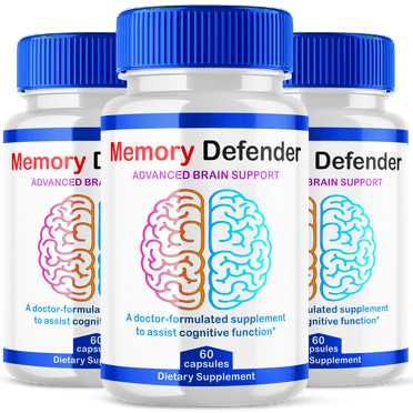 Memory Defender Brain Support Supplement Capsules Advanced Formula Pills 180 Capsules